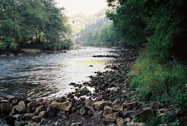 Photo 6"x4" River Wye Canoe Course Great Doward c1991