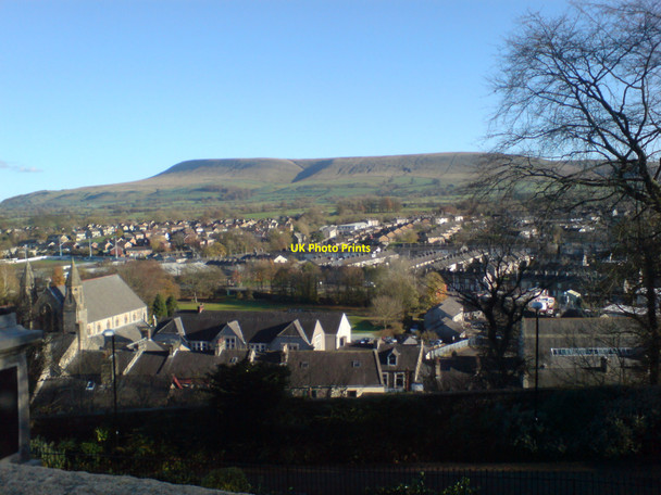 Photo 6"x4" View east from Clitheroe Castle Clitheroe\/SD7441 c2010