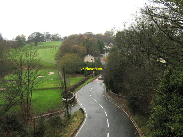 Photo 6"x4" Looking off the bridge Congleton c2010