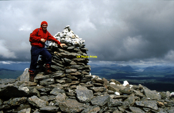 Photo 6"x4" Summit of Beinn a Chreachain Beinn a Chreachain c1992