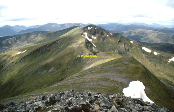 Photo 6"x4" Looking down the north west ridge of Sg\u00c3\u00b9rr a' Choire Ghlais Sg\u00f9rr a' Choire Ghlais c1993