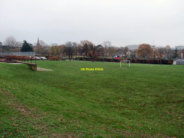 Photo 6"x4" Football Pitch St John's Park Burgess Hill c2010