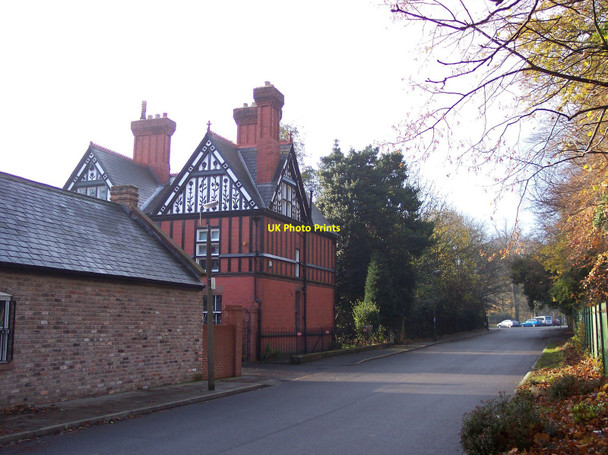 Photo 6"x4" Decorative building on Ibbotson's Lane Sefton Park Mossley Hill c2010