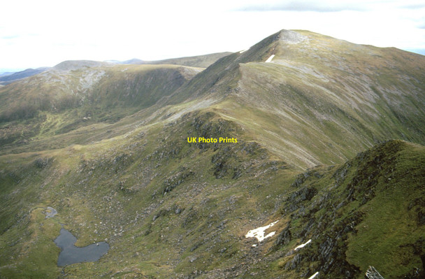 Photo 6"x4" View of Bealach Toll Sgaile Creag Ghorm a' Bhealaich c1993