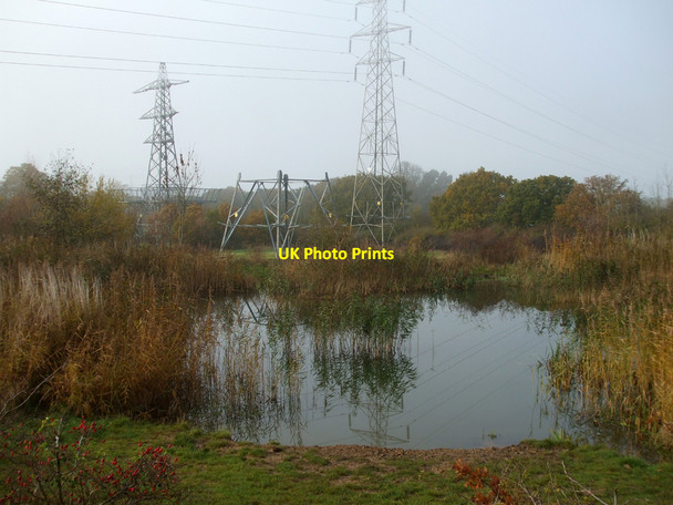 Photo 6"x4" Pond in Wheatley Wood Rawreth c2010
