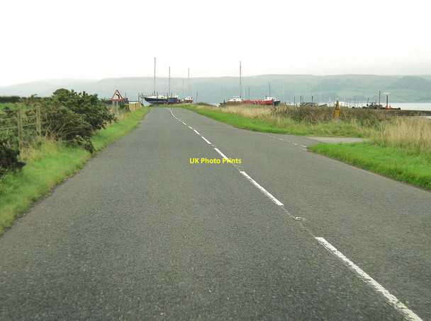 Photo 6"x4" Approaching Kirkcolm Boat Club on the A718 Kirkcolm c2010