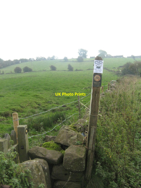 Photo 6"x4" Footpath from Cliff Lane to Elton, Derbyshire Dale End\/SK2161 c2010