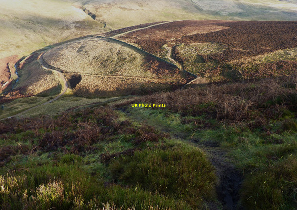 Photo 6"x4" Bracken and walls Burbage\/SK0472 c2010