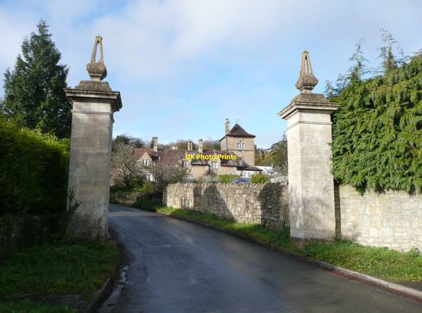 Photo 6"x4" Entrance to the lane to Bath, Claverton Claverton c2010