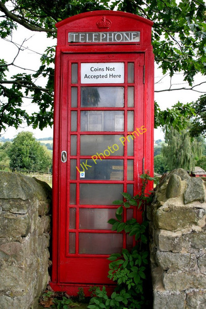 Photo 6"x4" Telephone Box, Leathley Fishpool\/SE2347 c2009