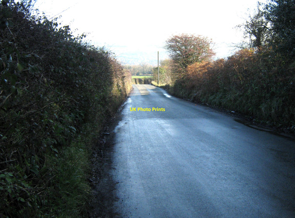 Photo 6"x4" Looking down Mow Lane Biddulph c2010