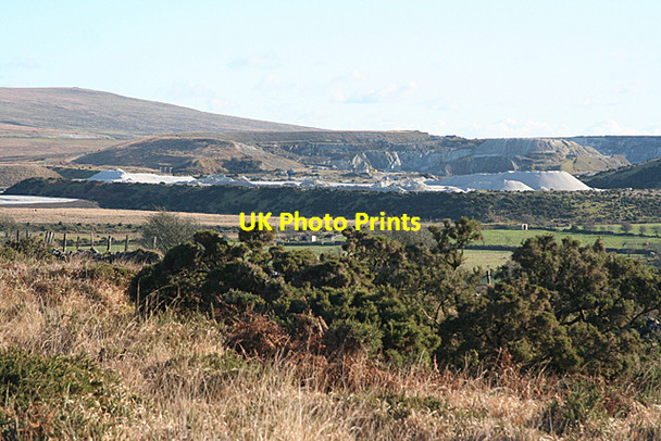 Photo 6"x4" Shaugh Prior: Shaugh Lake China Clay Works Shaugh Prior c2010