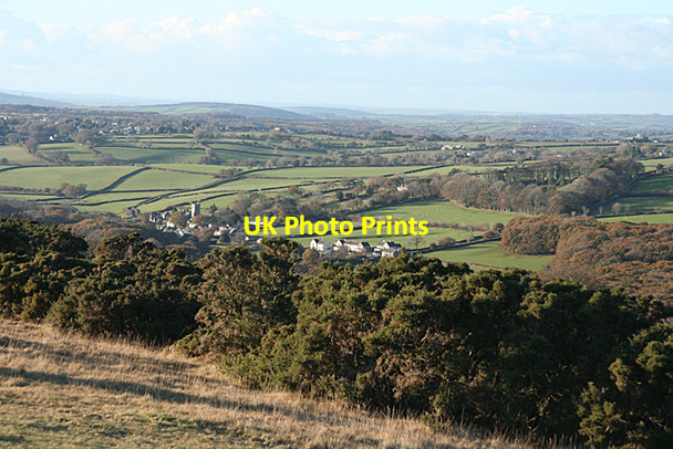 Photo 6"x4" Meavy: towards the village Lovaton\/SX5466 c2010