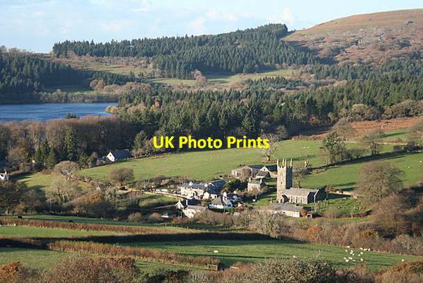 Photo 6"x4" Sheepstor: towards the church Sheepstor c2010