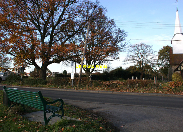 Photo 6"x4" Bench with a view Hawkwell\/TQ8591 c2010