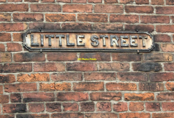 Photo 6"x4" Sign for Little Street Congleton c2010
