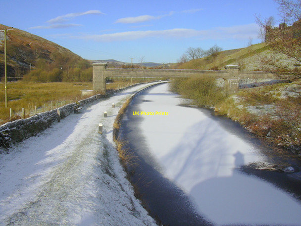 Photo 6"x4" Pipe Bridge at Warland Warland\/SD9420 c2010