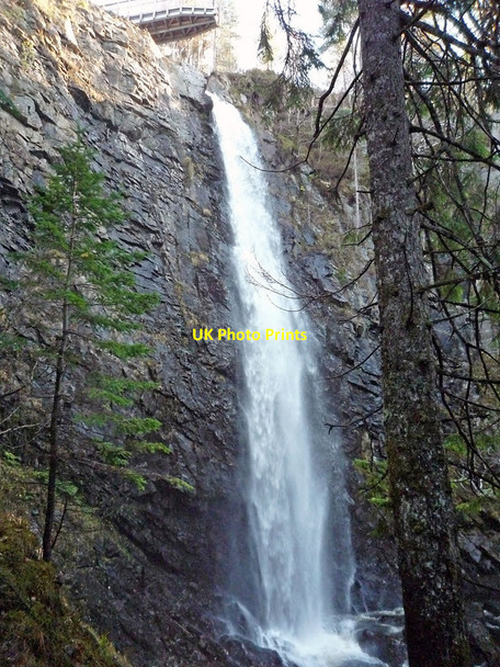 Photo 6"x4" Plodda Falls Abhainn Dheabhag c2010