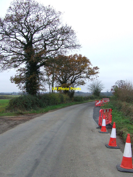 Photo 6"x4" Roadwork Cones Acton Place c2010