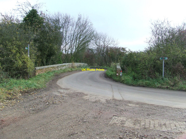 Photo 6"x4" Railway Bridge Alpheton c2010