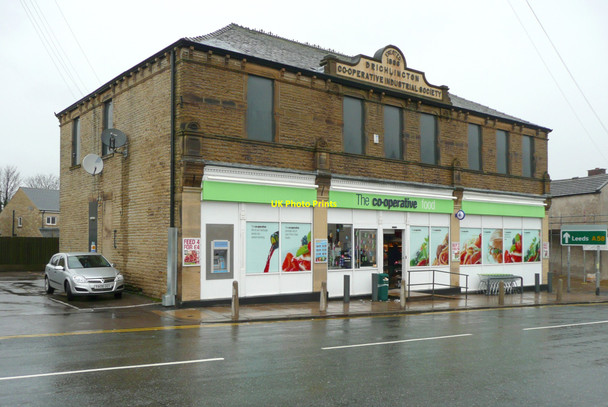Photo 6"x4" The Drighlington Co-op shop, Whitehall Road Drighlington c2010