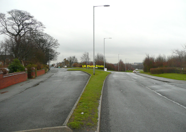 Photo 6"x4" The old and new roads Adwalton c2010