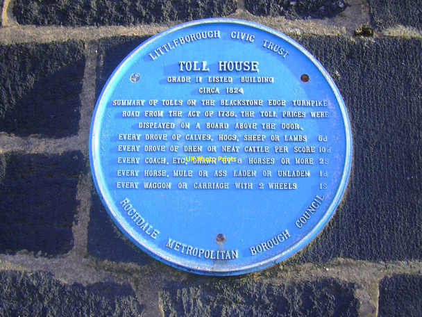 Photo 6"x4" The Littleborough Toll House, Todmorden Road-Halifax Road Littleborough\/SD9316 c2010