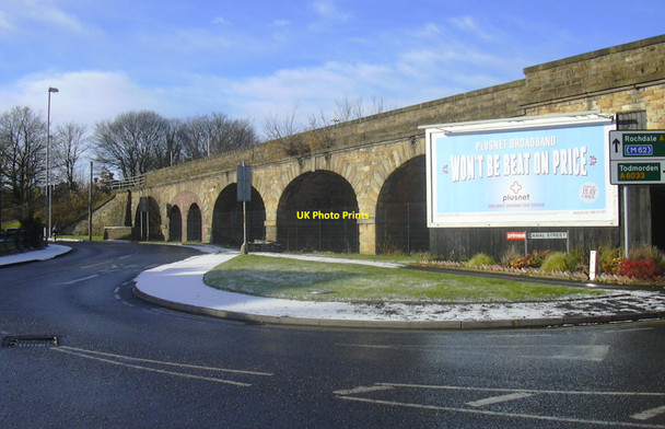 Photo 6"x4" Railway Viaduct-Bridge, Halifax Road (A58) Littleborough Littleborough\/SD9316 c2010 P1