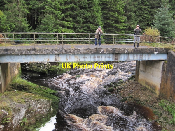 Photo 6"x4" Road bridge over the Lewis Burn Fork c2010