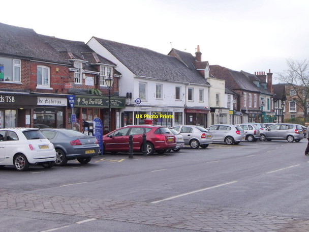 Photo 6"x4" Row of shops, Marketplace, Wickham, Hampshire Wickham\/SU5711 c2010
