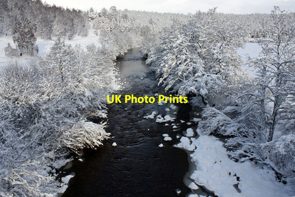 Photo 6"x4" River Dulnain Sluggan c2010