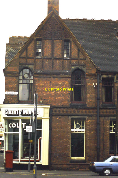 Photo 6"x4" County Motors, corner shop, 266 Broad Street Lee Bank c1984