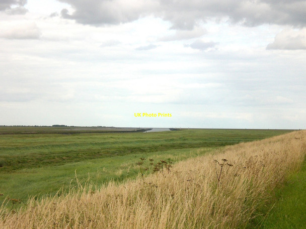 Photo 6"x4" Where the Welland meets the Wash Bucklegate c2009