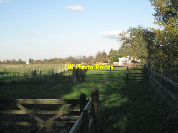 Photo 6"x4" Paddocks north of Breach Lane Claverdon c2010
