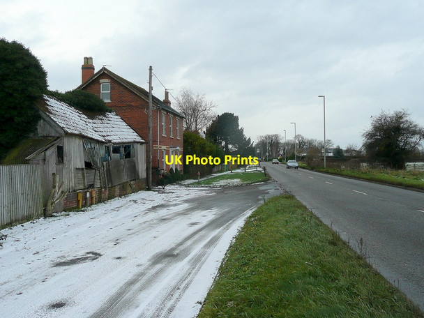 Photo 6"x4" A38 heading towards Gloucester Twigworth c2010