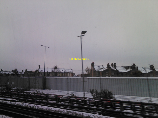 Photo 6"x4" Snow-covered houses on Dyers Hall Road Wanstead c2010