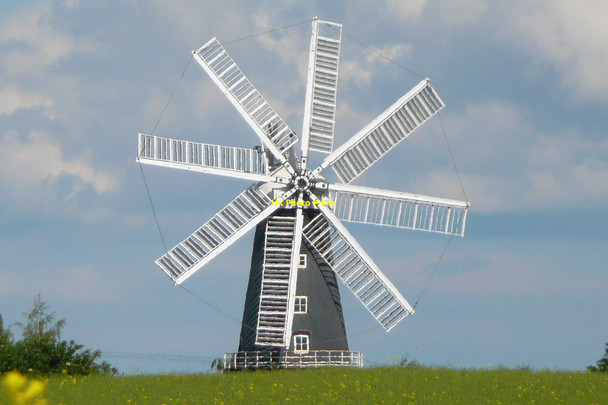 Photo 6"x4" Heckington Windmill Great Hale c2009