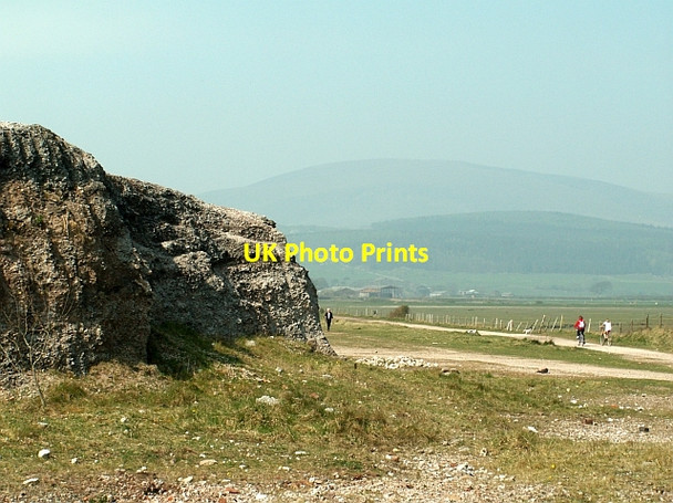 Photo 6"x4" Slag heap and path Millom c2007