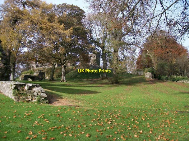 Photo 6"x4" Dundrum Castle's Upper Ward from the grounds of the ruined Blundell House Dundrum\/J4036 c2010