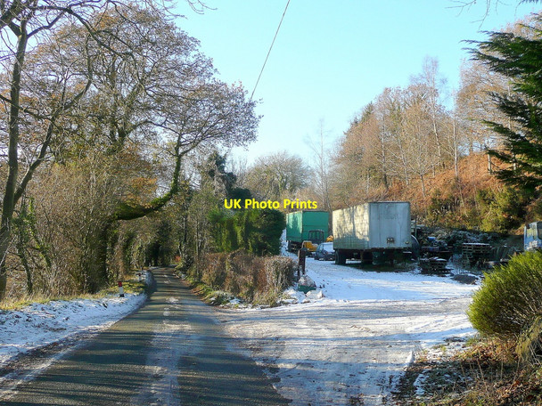 Photo 6"x4" Transport yard on Orcop Hill Orcop Hill c2010