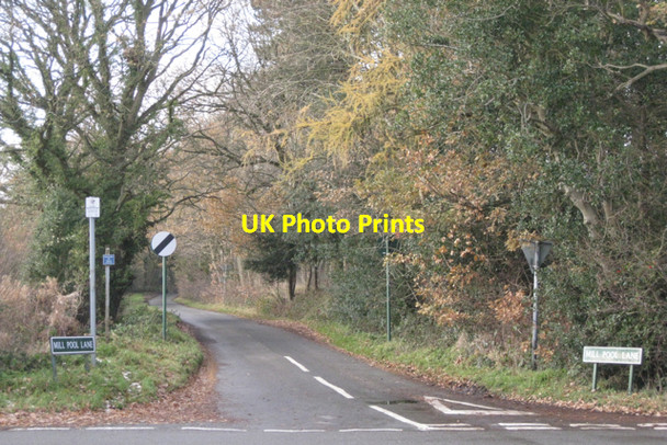 Photo 6"x4" Mill Pool Lane at Darley Green B93 Packwood c2010