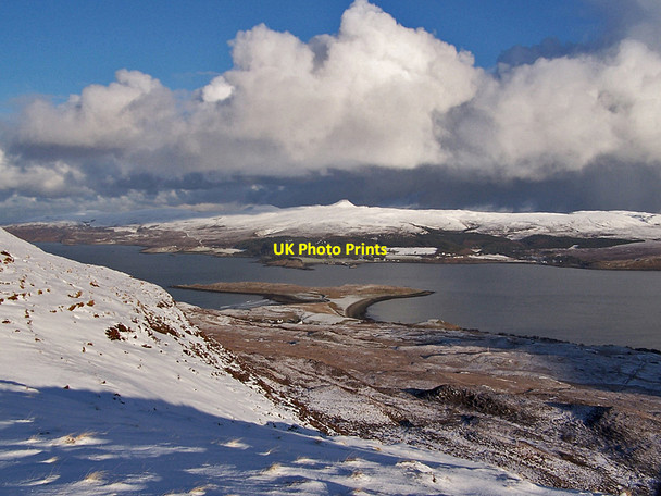 Photo 6"x4" Eastern slopes of Ben Lee, winter Peinachorrain c2010