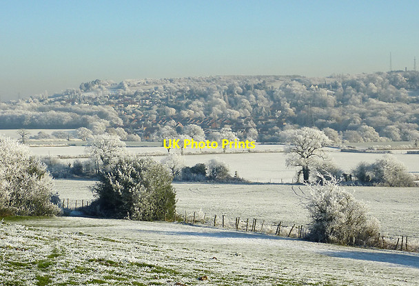 Photo 6"x4" Farmland south of Colton Hills, Wolverhampton Sedgley c2010