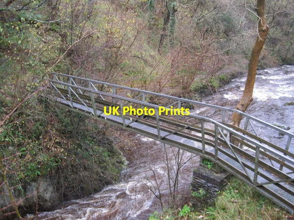Photo 6"x4" Pecca Bridge, Ingleton Waterfall Walk Ingleton\/SD6973 c2010