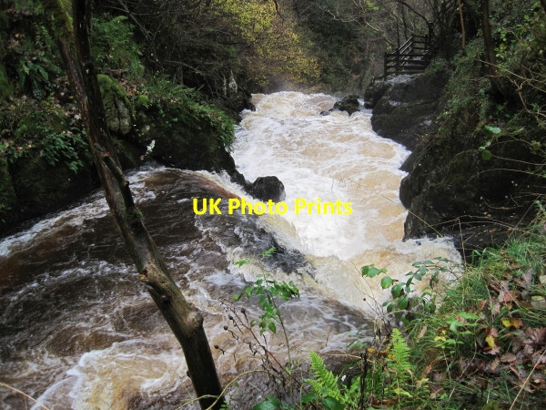Photo 6"x4" Pecca Twin Falls Ingleton\/SD6973 c2010