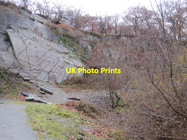 Photo 6"x4" Disused Quarry near Snow Falls Ingleton\/SD6973 c2010