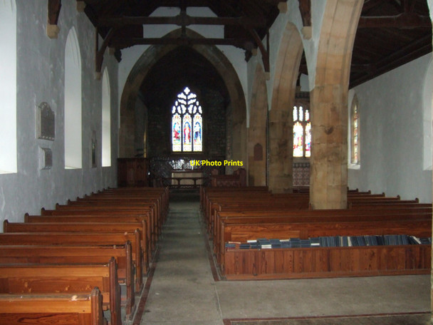 Photo 6"x4" Coverham Church - general view of interior Coverham c2010