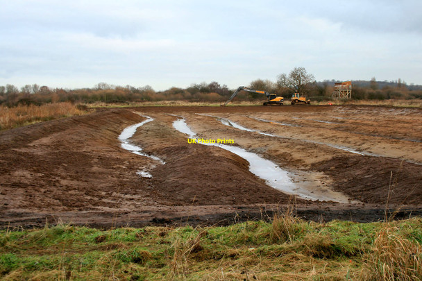 Photo 6"x4" Wheatear Meadow is dug-up Long Eaton c2010