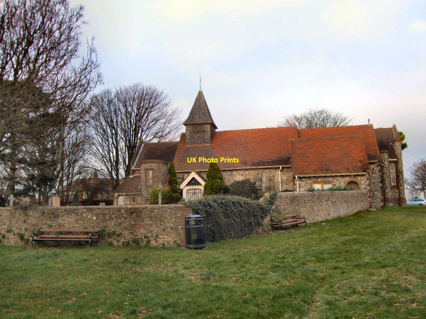Photo 6"x4" St Peter's church, West Blatchington Hove c2010
