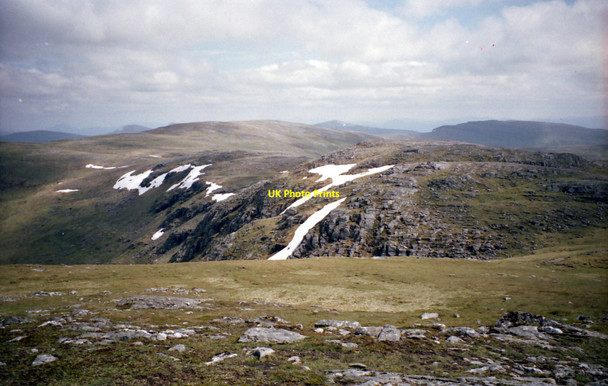 Photo 6"x4" Crags south of Lochan Coire an Lochain Lochan Coire an Lochain c1990